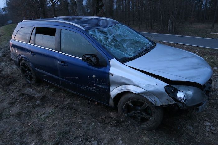 Havarovaný Opel