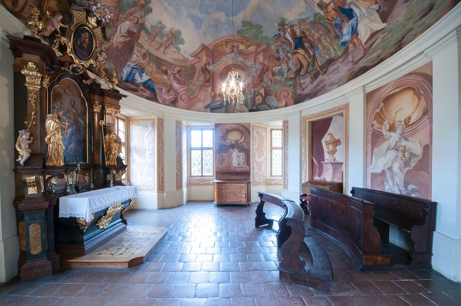 Kaple sv. Vavřince. Foto: Karel Pazderka. Zdroj: Kladenský zámek