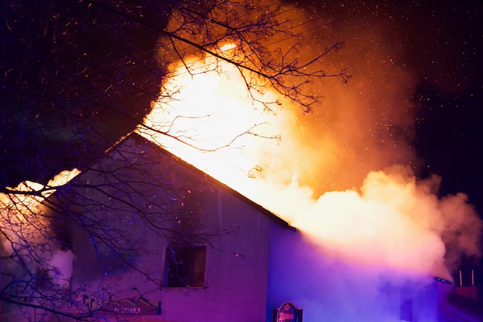 Požár rodinného domu