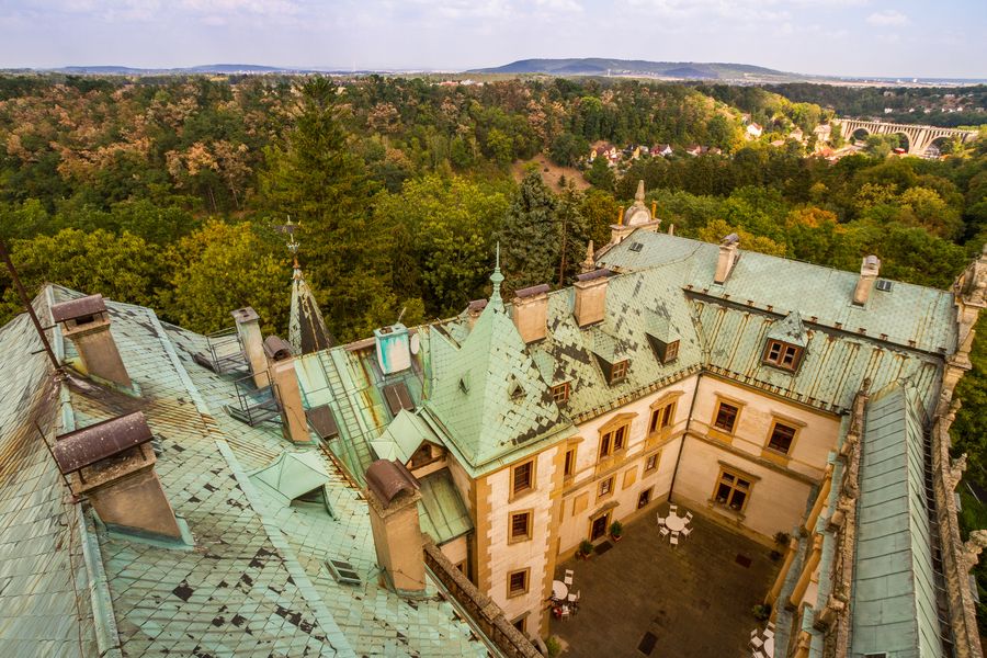 Interiéry středočeského zámku Stránova. Zdroj foto: Dvůr Lobeč