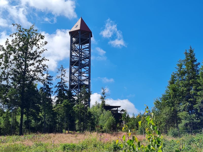 Rozhledna U Jakuba s lesoparkem v České Kanadě. Foto: Jiří Novotný