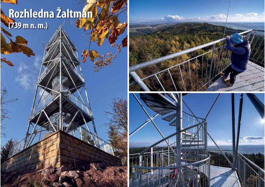 Rozhledna Žaltman, Královéhradecký kraj. Zdroj: Turistické informační centrum Malé Svatoňovice