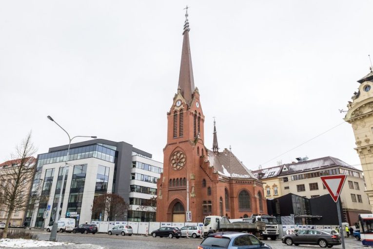 Červený kostel v Olomouci