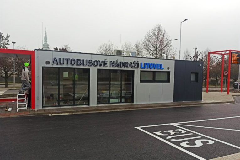 Autobusové nádraží v Litovli