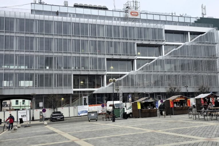 Budování nového magistrátu v Přerově