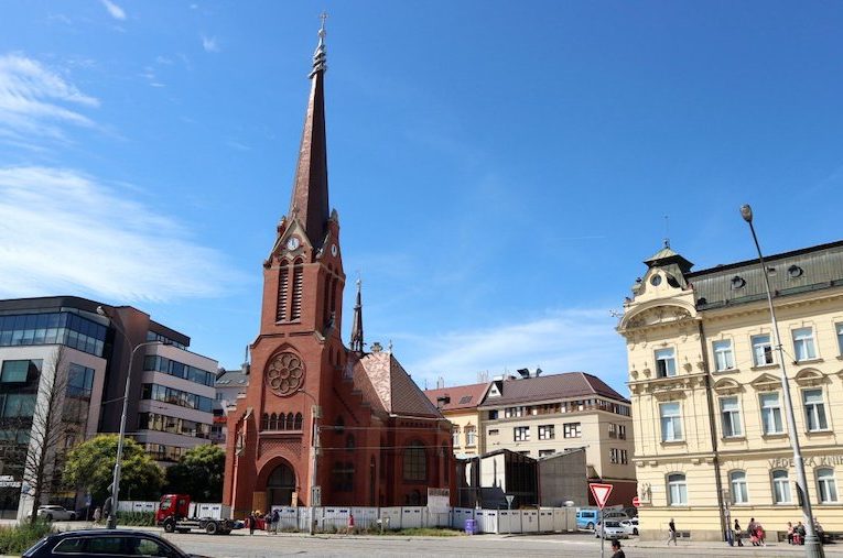 Červený kostel v Olomouci